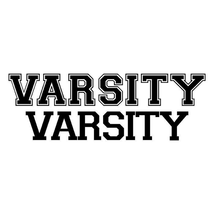 Varsity font thumbnail