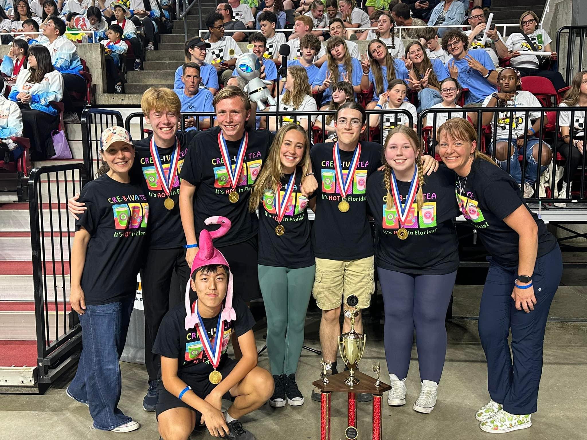 World Champion Odyssey of the Mind team