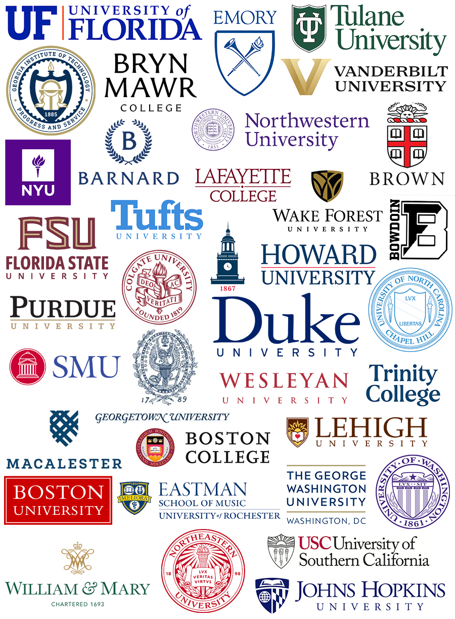 Collage of college acceptances