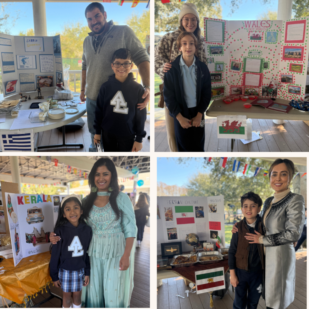 Academy families shared their heritage through traditions, foods, games, music, and more 